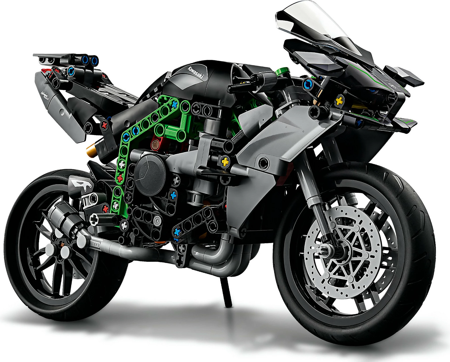 Set ndërtimi LEGO Technic Kawasaki Ninja H2R, 643 pjesë, shumëngjyrësh