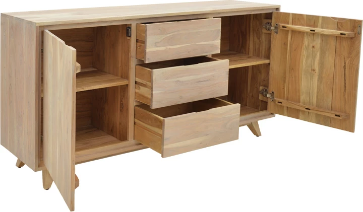 Bufe Emira, dru akacie natyral, 160x40x80cm