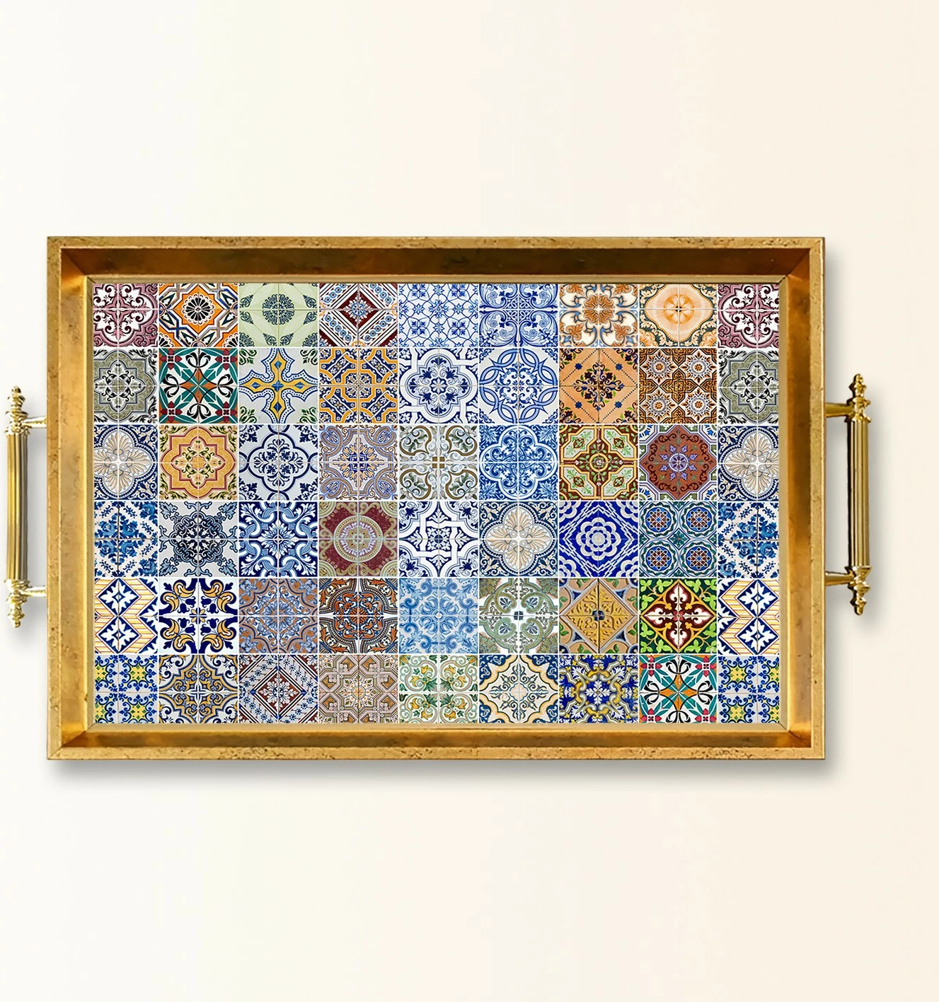 Tabaka prej qelqi, dizajn Aberto, TPEA9894, shumëngjyrëshe