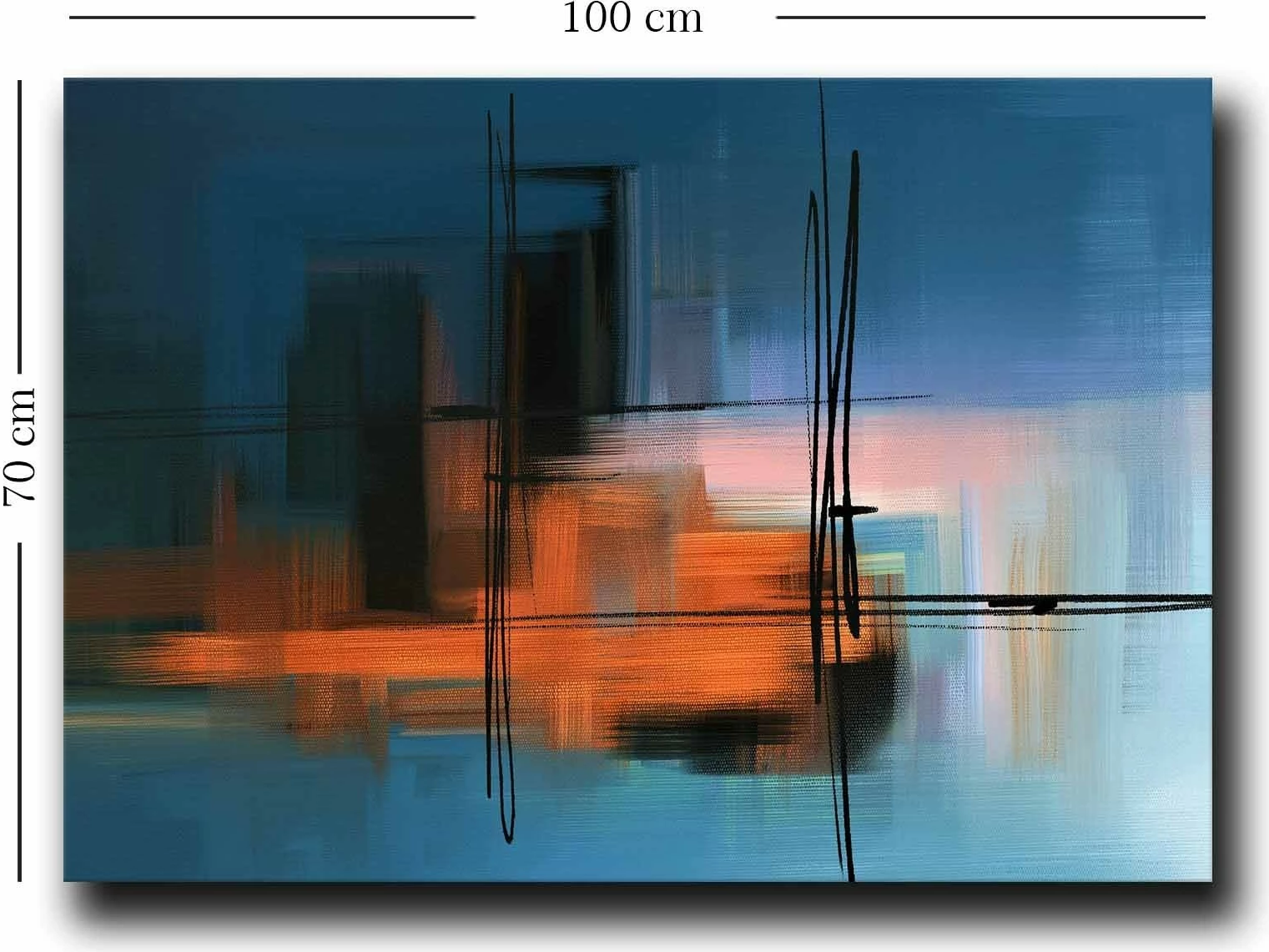 Pikturë dekorative në kanavacë, Wallity, 70100NISC-021, 70x100cm