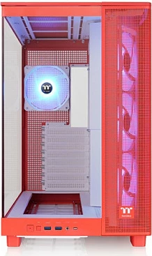 Kasë Thermaltake View 380 XL TG ARGB, Midi Tower, ATX, Flaming Orange