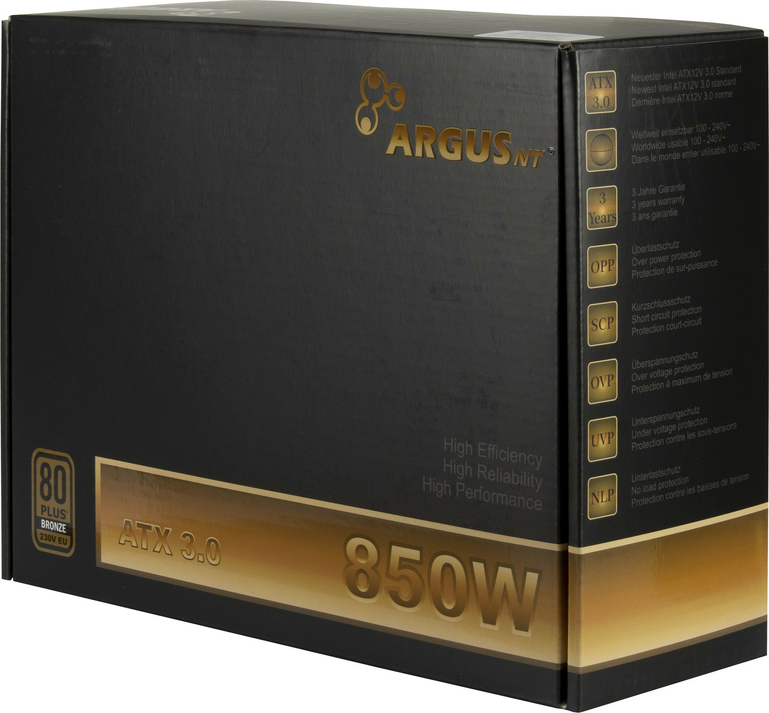 Furnizues energjie Inter-Tech Argus BPS-850, 850W, ATX 3.1