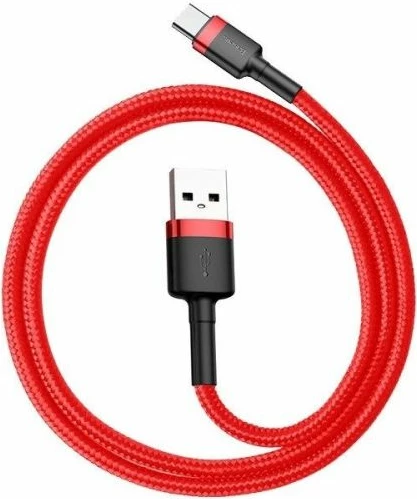 Kabllo USB Type-C Baseus CATKLF-C09, e zezë dhe e kuqe
