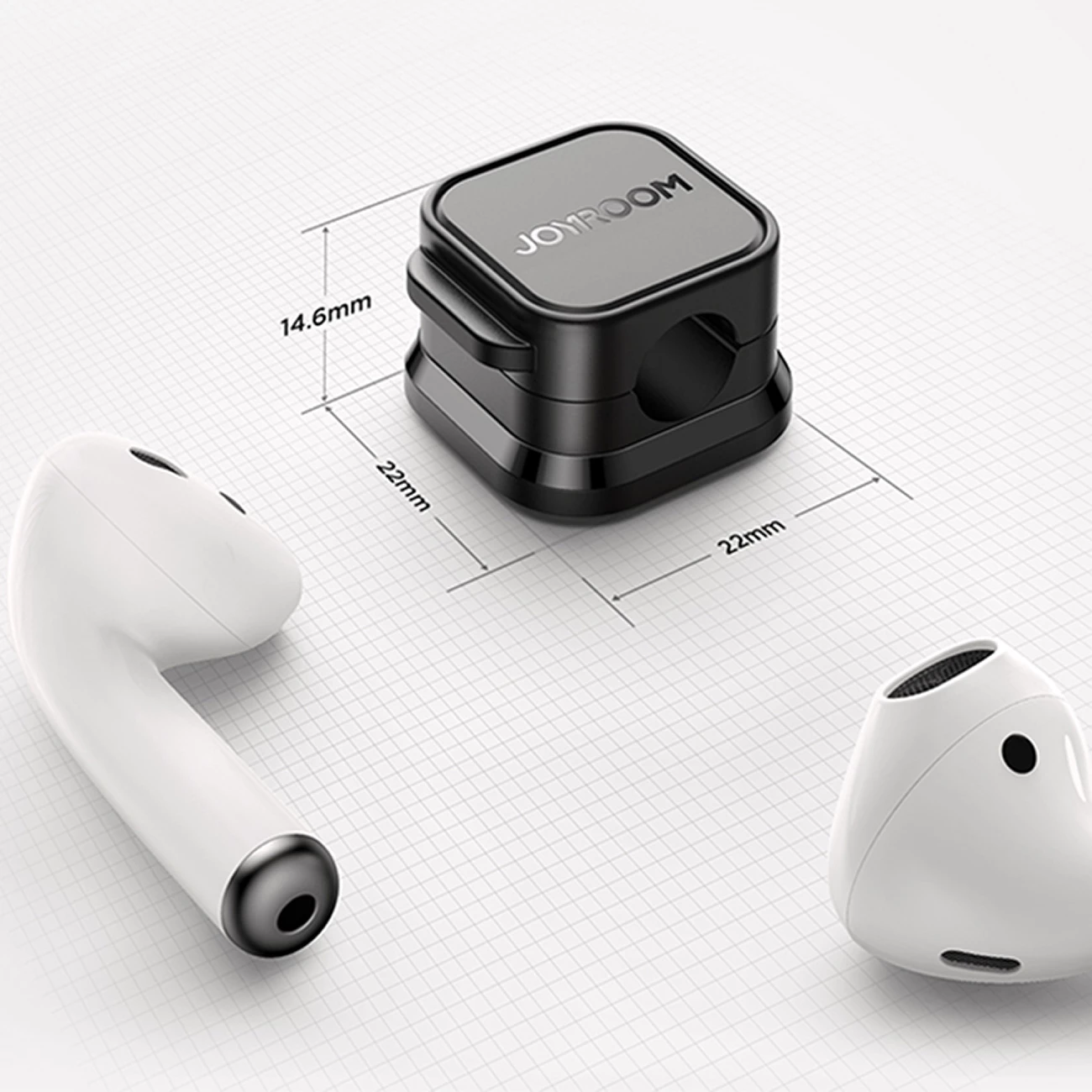 Organizues magnetik kabllosh Joyroom JR-ZS368, 3 copë, zi