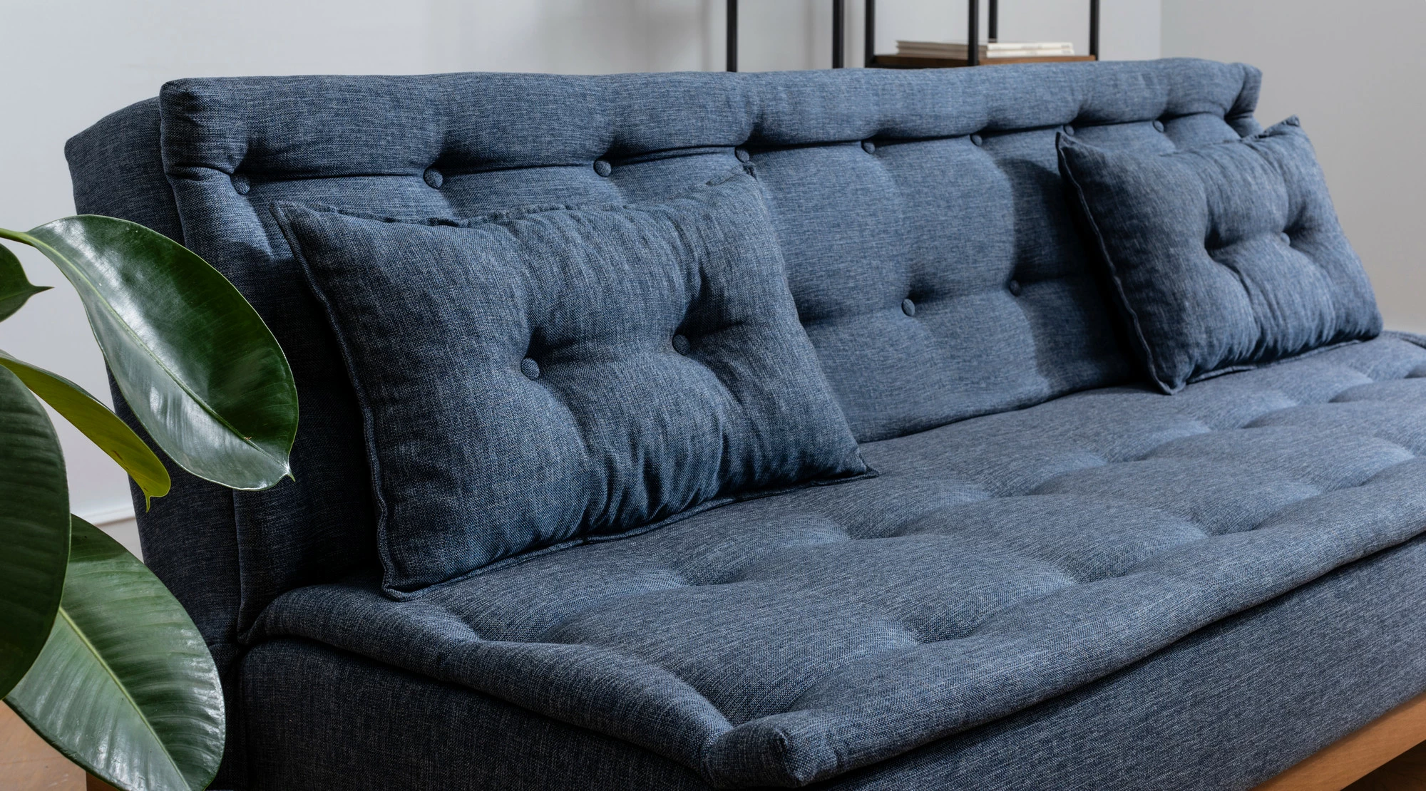 Set divan-krevat Atelier del Sofa, ngjyrë kaltër e errët, Fuoco-TKM06-1048