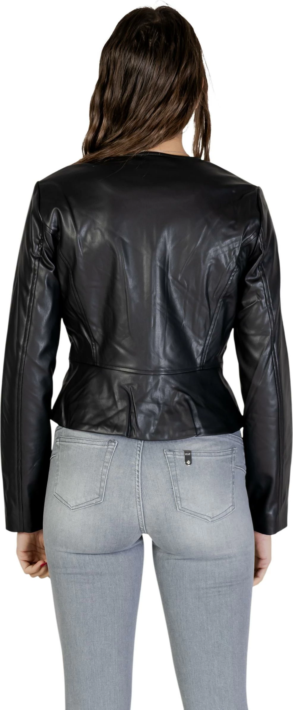 Jakne biker për femra Jacqueline de Yong Jdymisty Otw Sie 15353991, e zezë [Madhësia: XL]