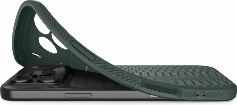 Mbështjellës Spigen Liquid Air për iPhone 17 Pro, Gjelbër