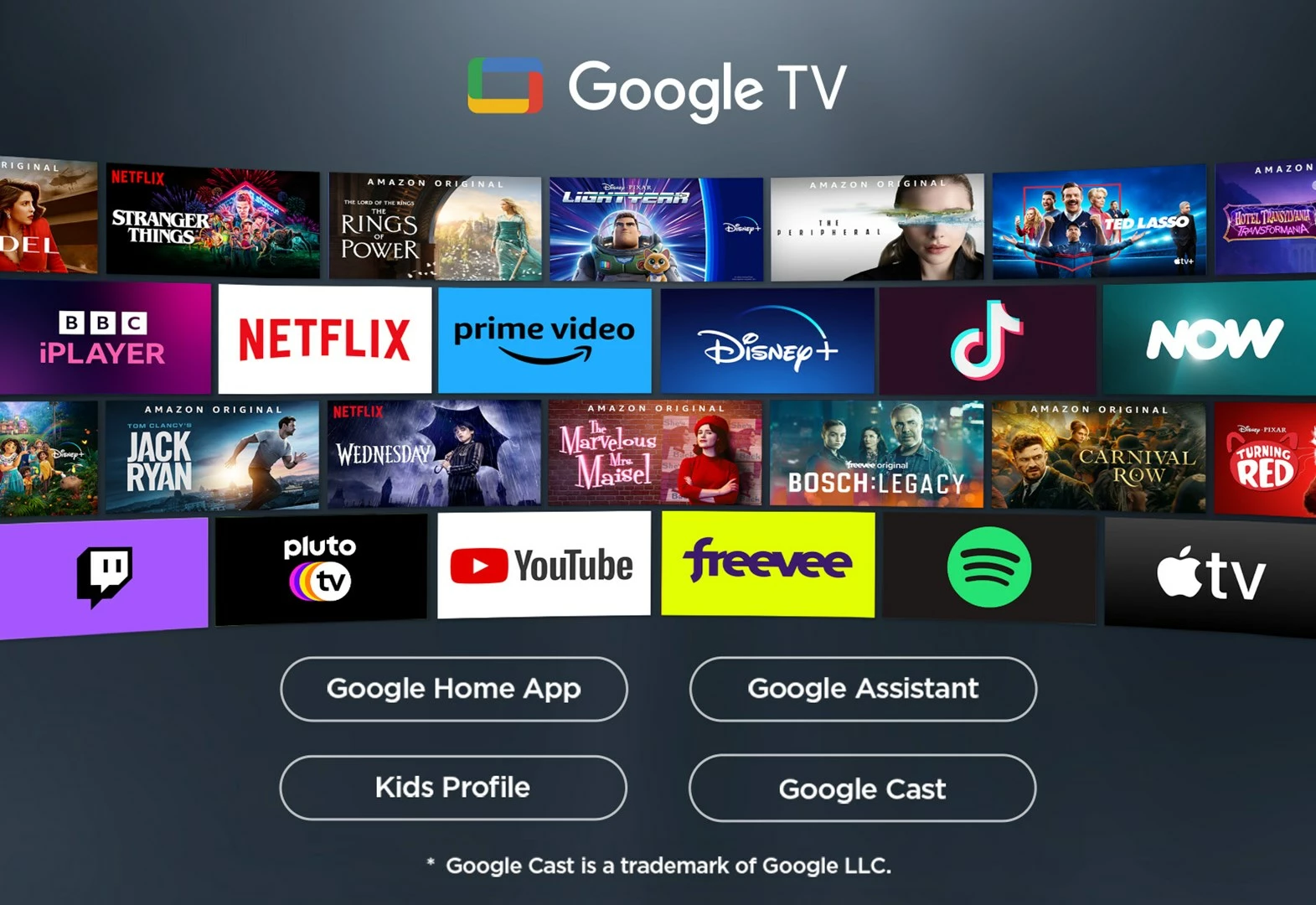 TV Smart TCL 43V6C, 43 inç, 4K Ultra HD, Wi-Fi, Metallic