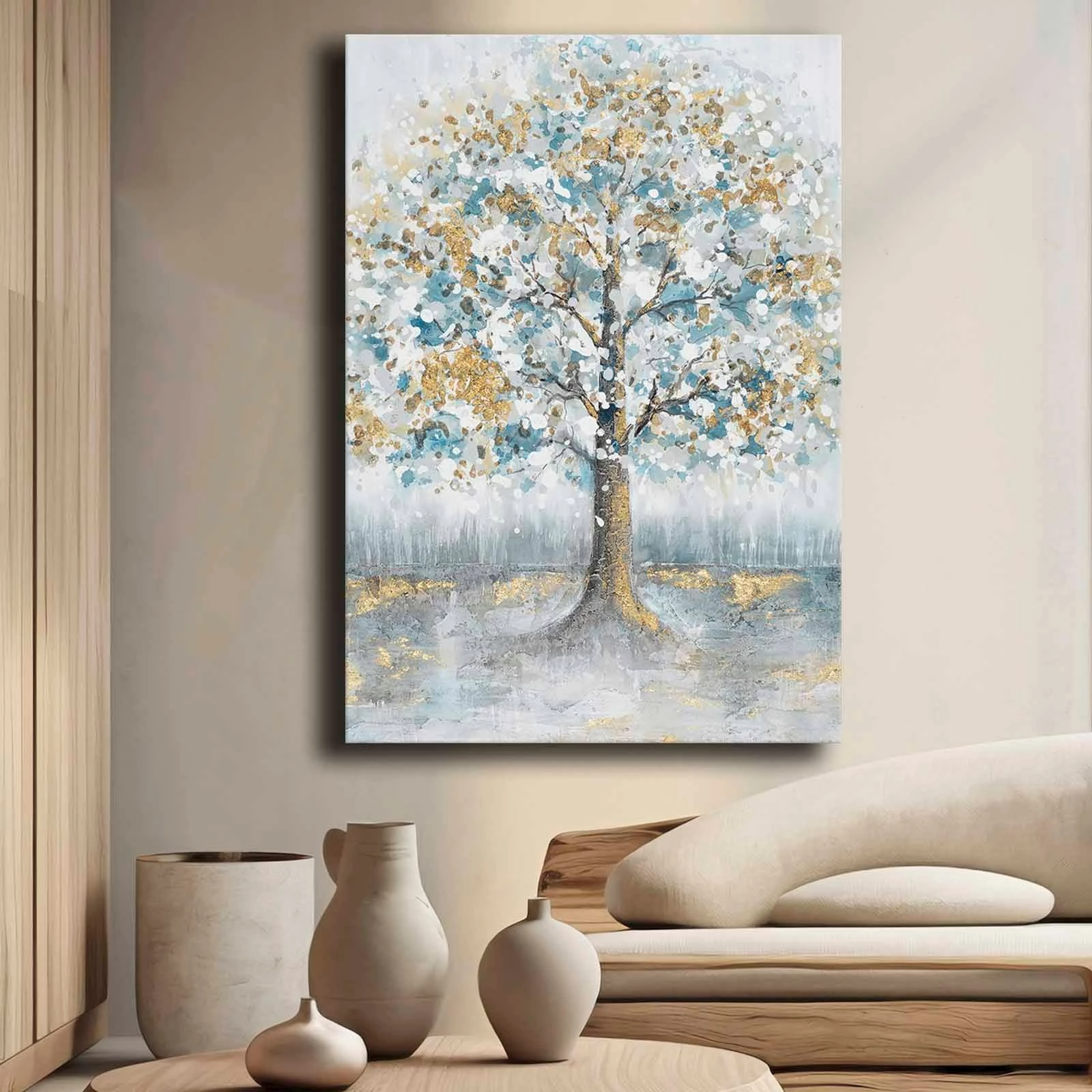 Pikturë dekorative në kanavacë Wallity, shumëngjyrëshe, 70x100cm