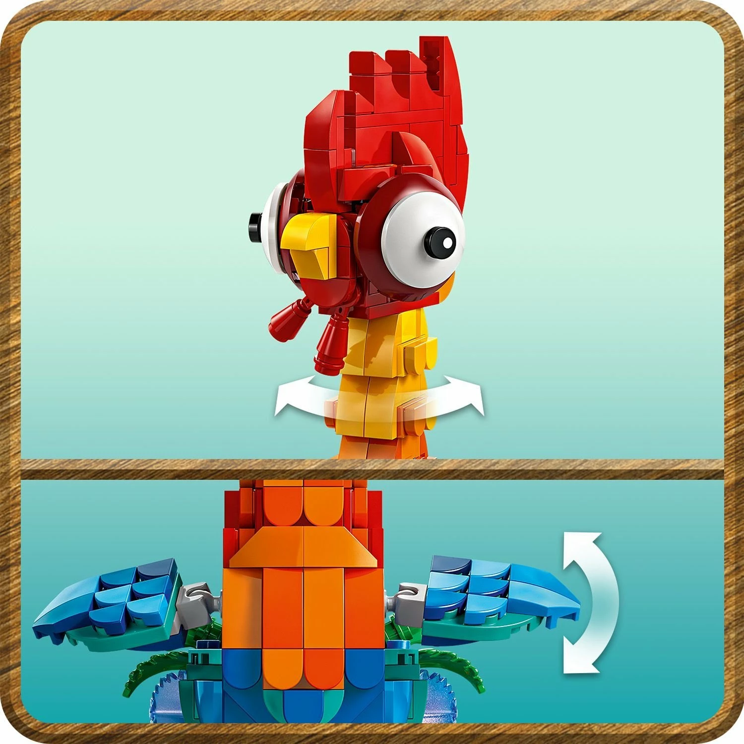 Set ndërtimi LEGO Disney Heihei 43272, 566 copë