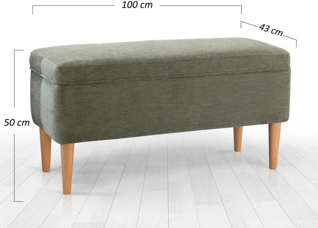 Puf Glend, ngjyrë e gjelbër, Atelier del Sofa