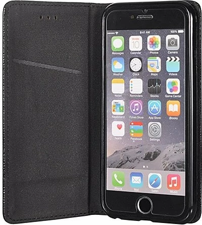 Mbështjellës HAVANA Magnetic Flip Cover 13027 për Xiaomi Redmi 9C, me magnet, me stand, me xhep karte, i zi