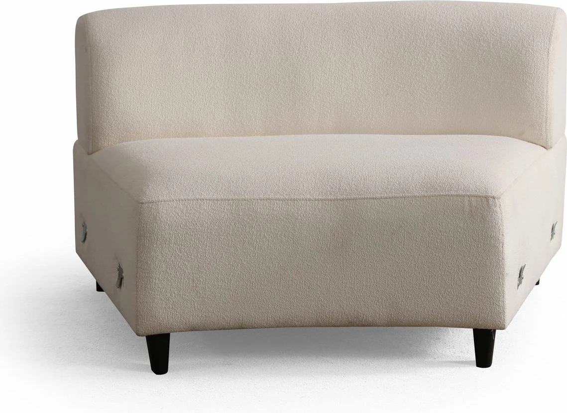 Këndare Atelier del Sofa, ngjyrë krem, U-shape, (L1 + 01 + 1R) - Corner v2