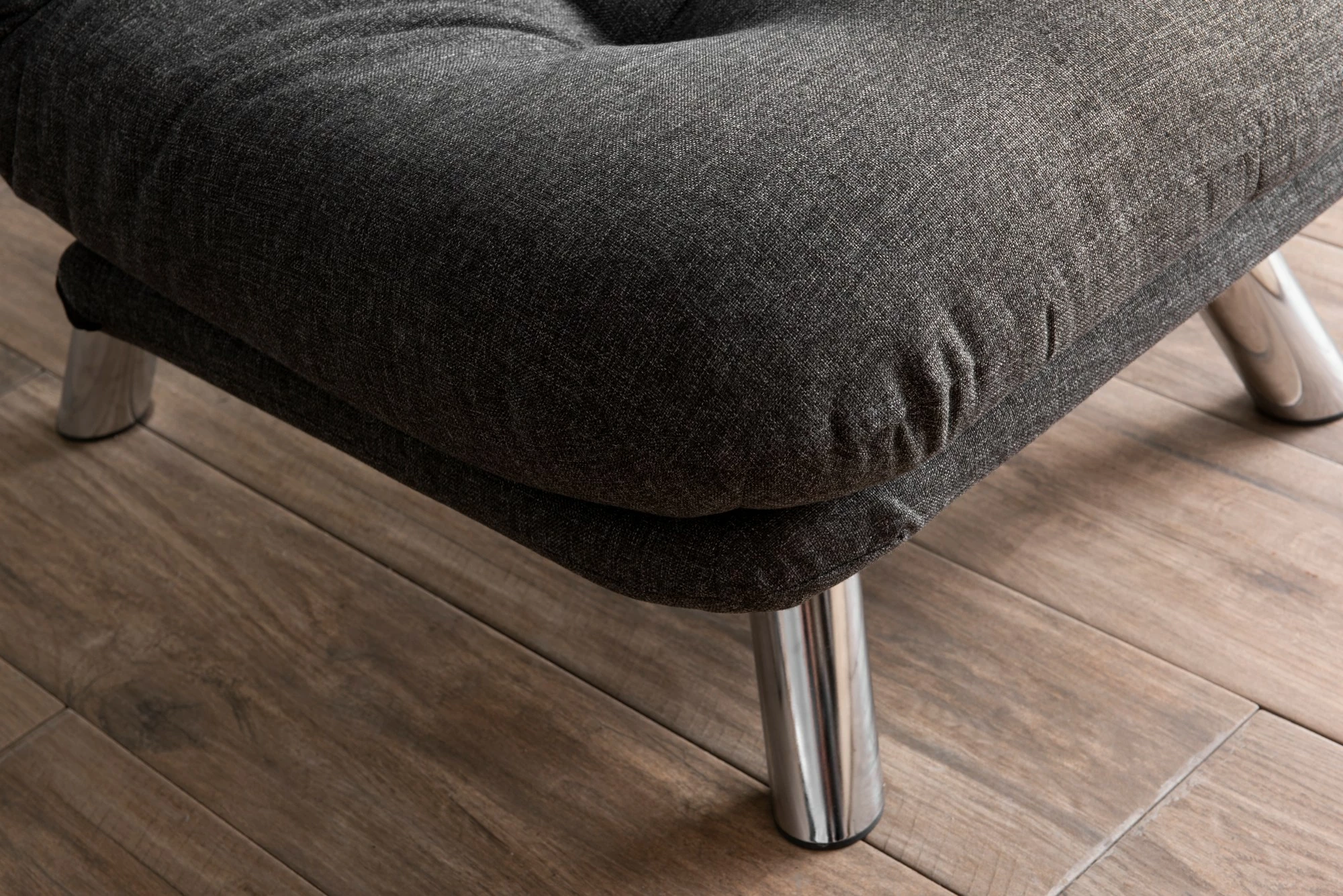 Krevat-karrige një vendi, Atelier del Sofa, Misa Small Solo, ngjyrë gri e errët