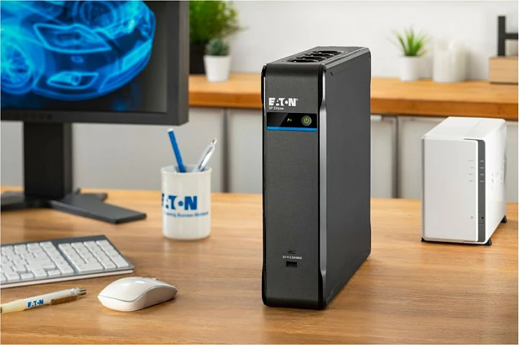 UPS Eaton 3P Ellipse, Standby (Offline), 1.7 kVA, 1040 W, 8x C13, i zi