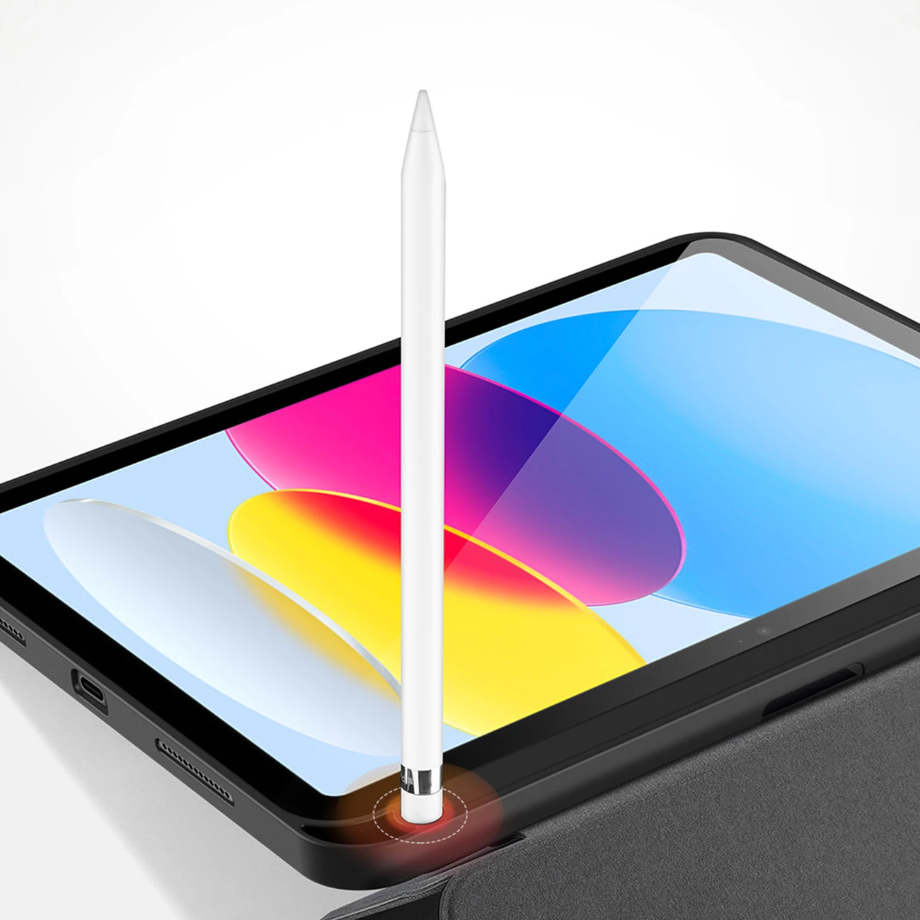 Mbështjellës tablet Dux Ducis Domo për iPad 10.9'' (2022, 10 gen), me stand, auto sleep, Blu