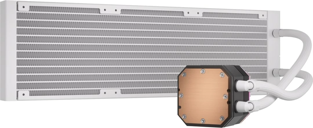 Sistem ftohës Corsair CW-9060073-WW, për procesor, ftohës me lëng, 12 cm, Bardhë