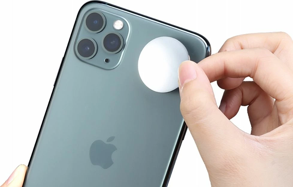 Pasqyrë selfie Ulanzi 2056, universale për celular/smartphone, Ø3 cm, ngjitje me shirit dy-anësh, argjendtë