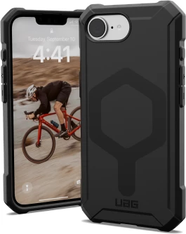 Mbështjellës UAG Essential Armor MagSafe për iPhone 16e, i zi