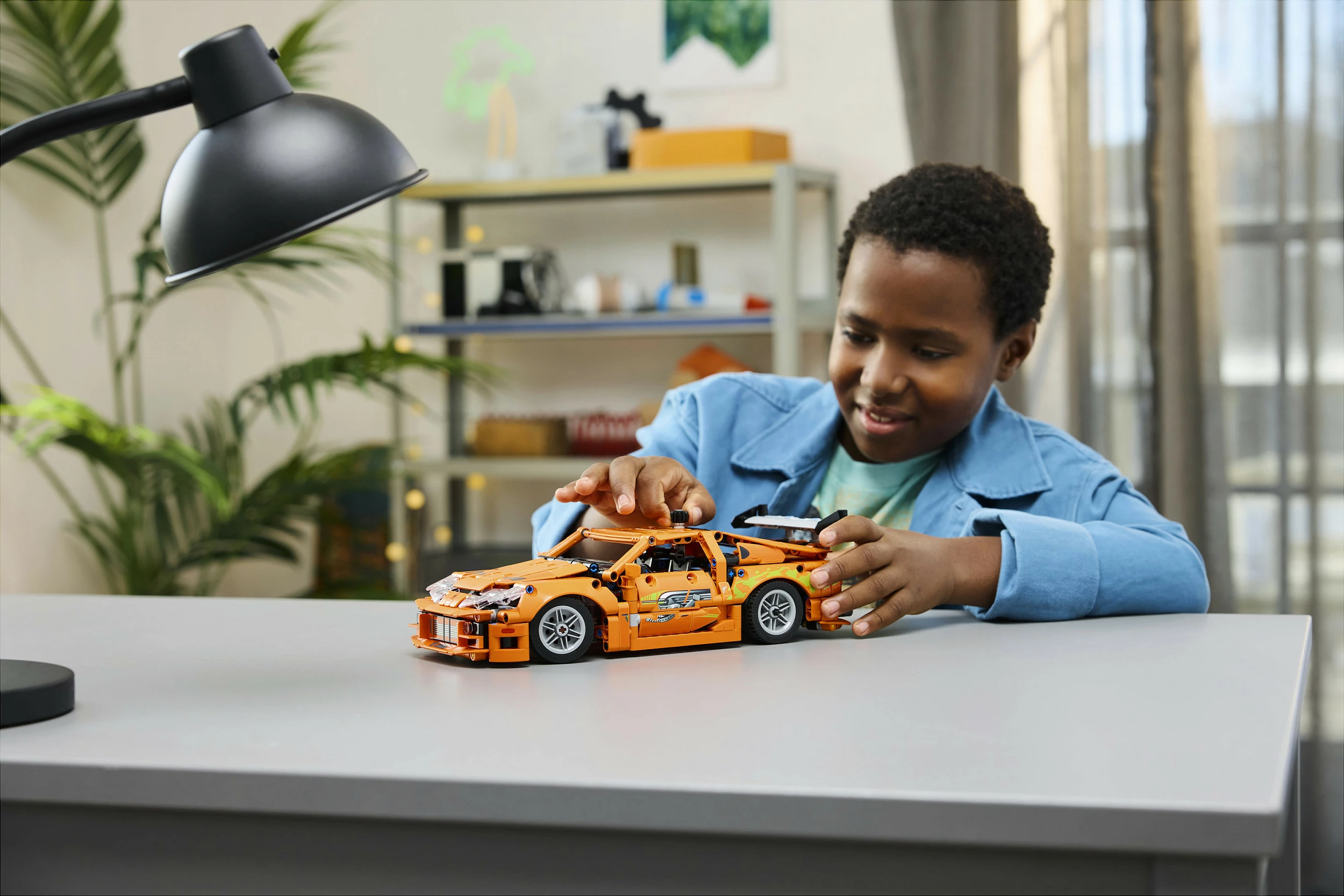 Set ndërtimi LEGO Fast and Furious Toyota Supra MK4, 810 pjesë, plastikë, shumëngjyrësh