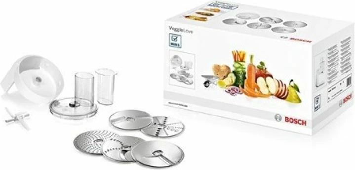 Grirëse BOSCH MUZ 5VL1 me set diskash, e bardhë/inox