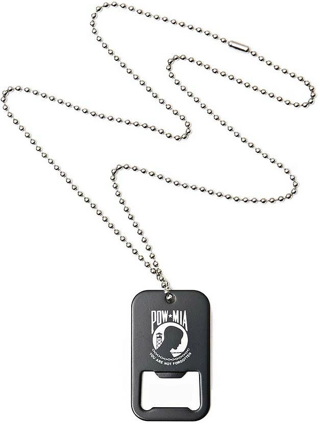 Zinxhirë Various Dog tag/ bottle opener Pow Mia