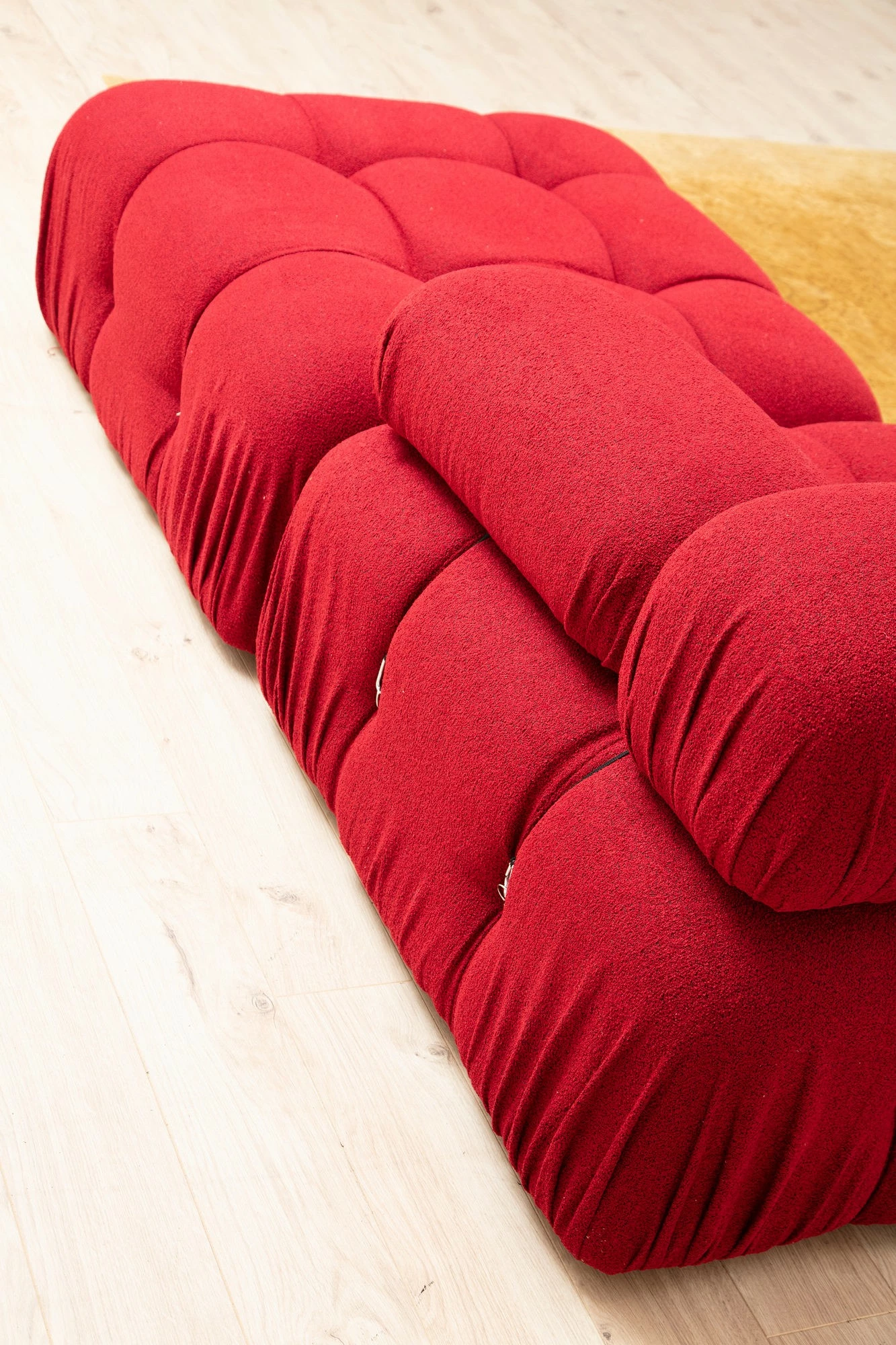 Kënd-sofë Bubble, ngjyrë e kuqe, Atelier del Sofa (L1-O1-1R-Puf)