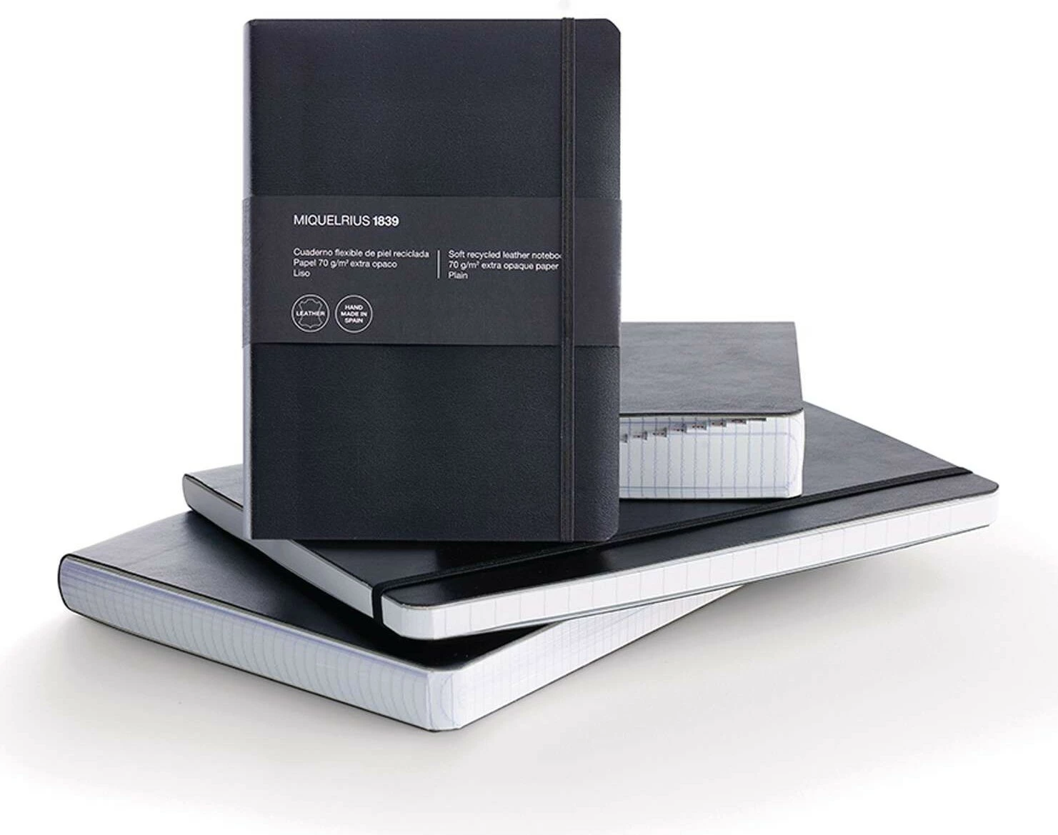 Fletore MAUL A040290, 300 fletë, 70 g/m², katrorë, kapak i butë, e zezë