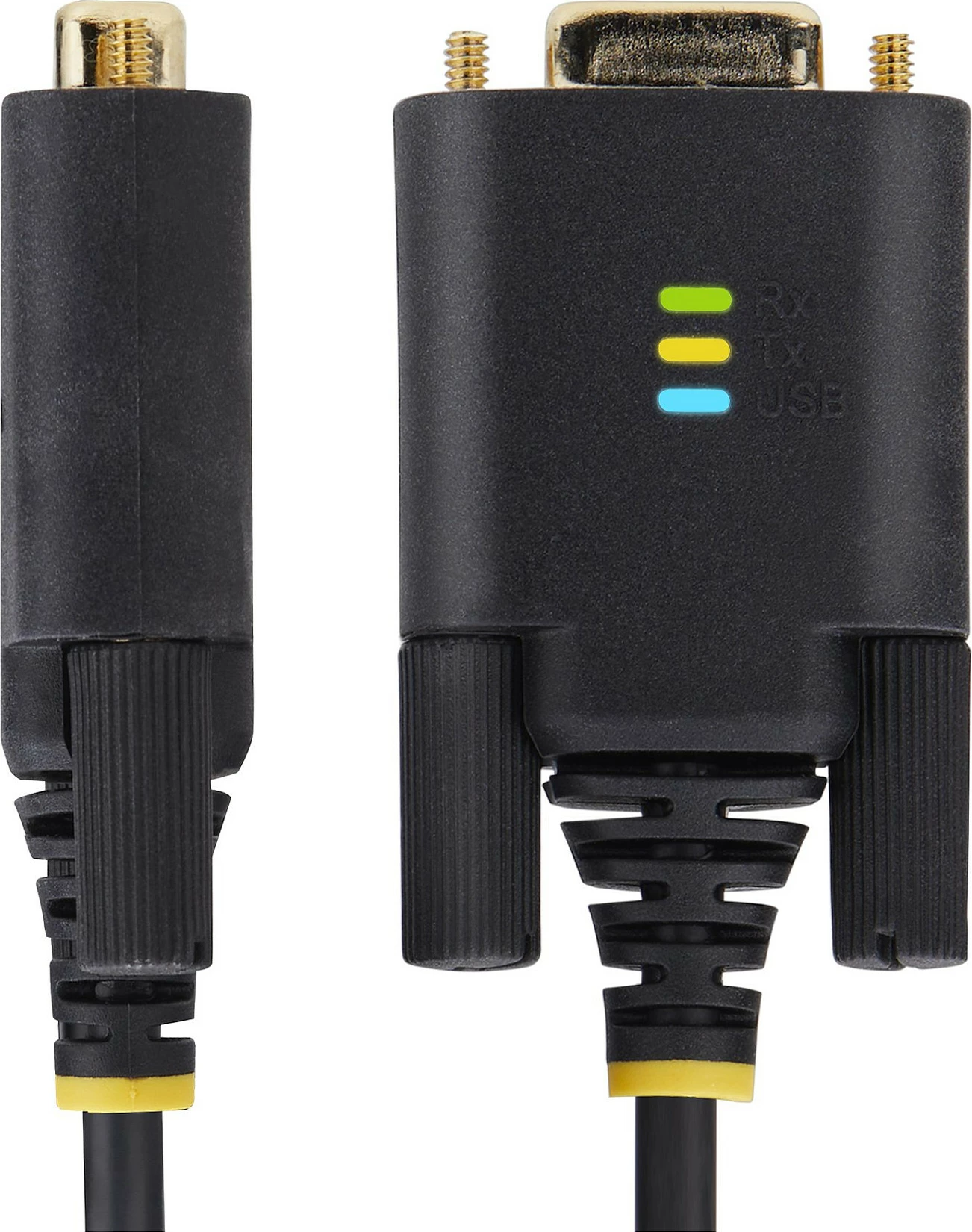 Adapter kabll USB-A në RS232 Null Modem StarTech, 1m, FTDI, DB9, i zi