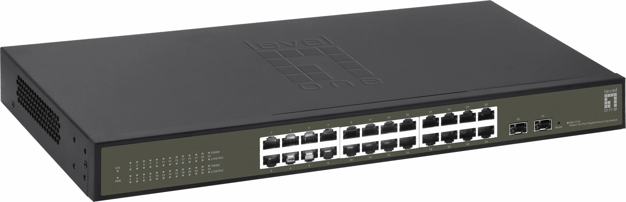 Switch LevelOne GES-2126, 26-Porta Gigabit, Managed, i zi