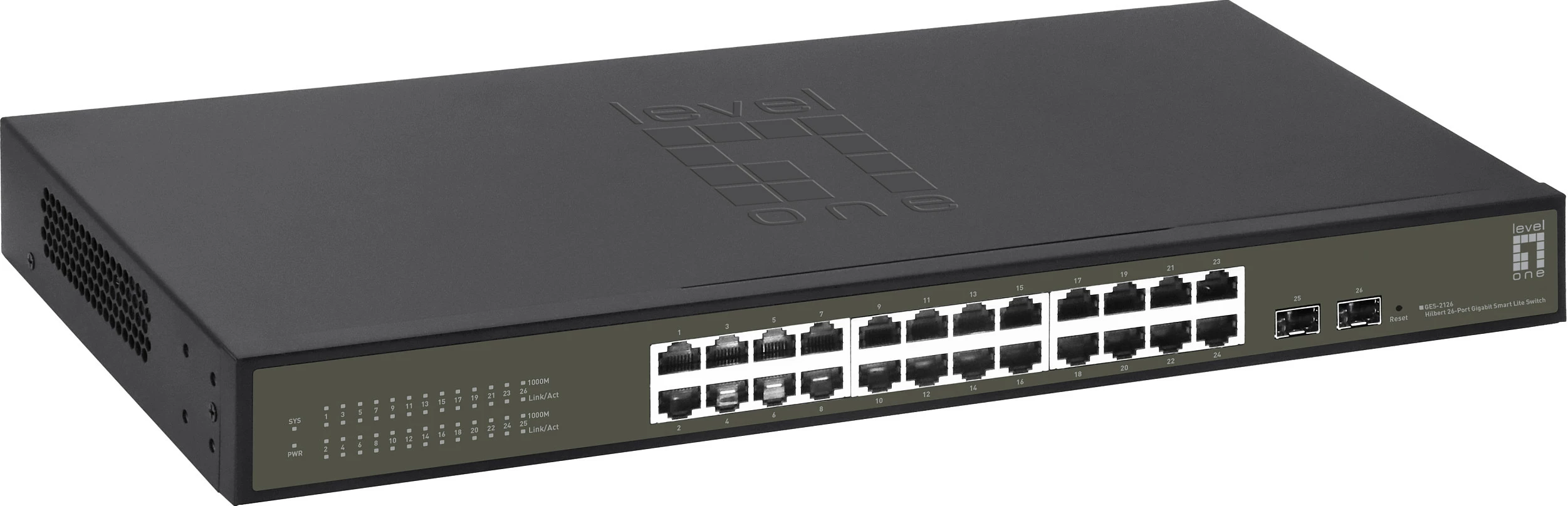 Switch LevelOne GES-2126, 26-Porta Gigabit, Managed, i zi