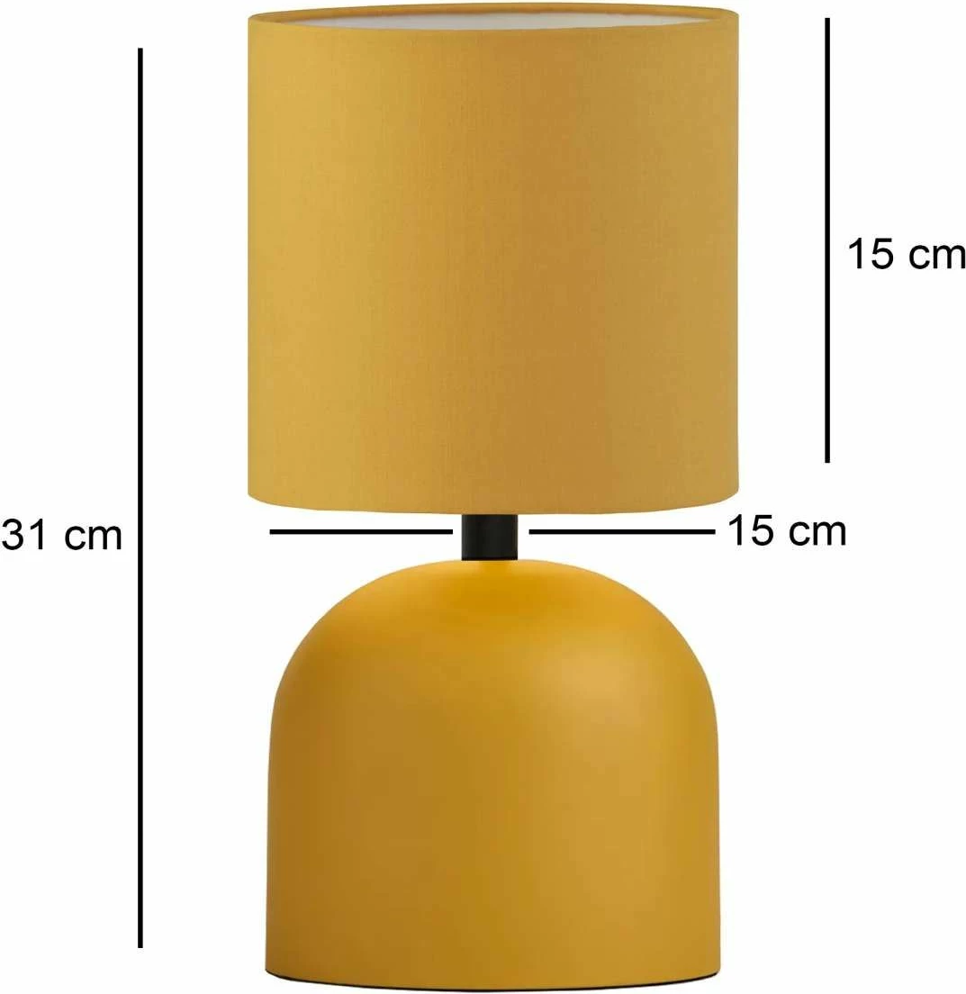 Llambë tavoline Opviq, ngjyrë e verdhë, 241631