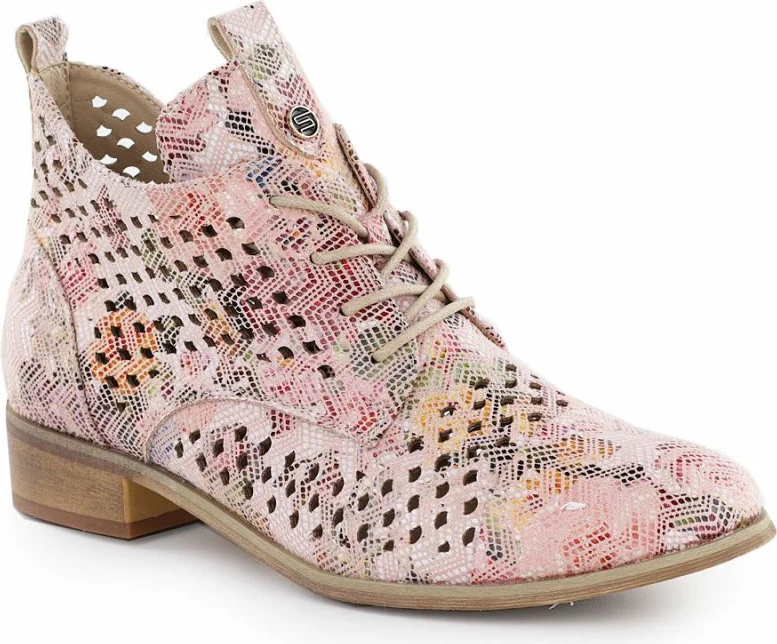 Çizme të shkurta Potocki për femra, shumëngjyrëshe