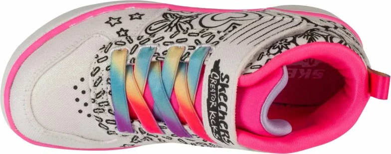 Atlete fëmijë Skechers, të bardha