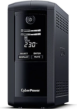 UPS CyberPower VP700ELCD, 700VA/390W, Line-Interactive, LCD, 4x Schuko, sine wave, e zezë