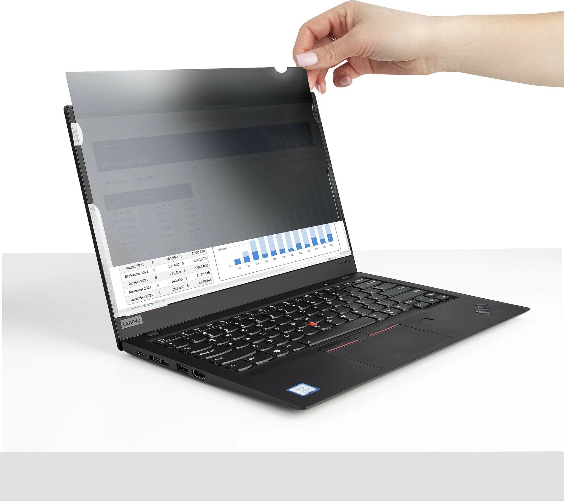 Filtër privatësie për ekran laptopi StarTech 14" 16:9, anti-reflektim, reduktim drite blu 51%, matte/glossy, e zezë