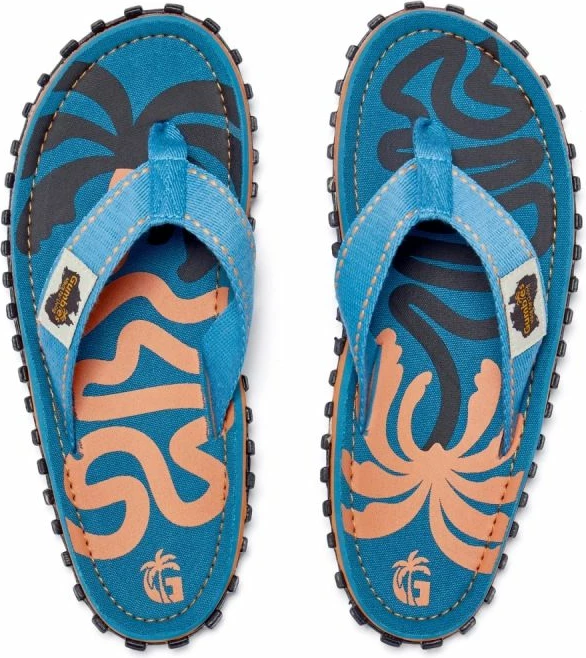 Papuqe unisex Gumbies Islander Flip-Flop, blu
