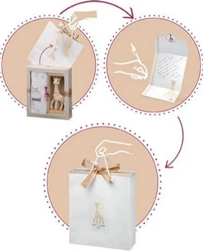 Set dhuratë për fëmijë Sophie La Girafe 000013, shumëngjyrësh