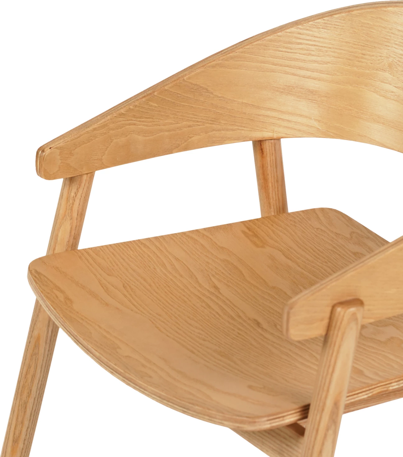 Karrige për tavolinë CANOP FH9950.01 dru frashëri, ngjyrë lisi e çelët, 56,5x61x74H cm