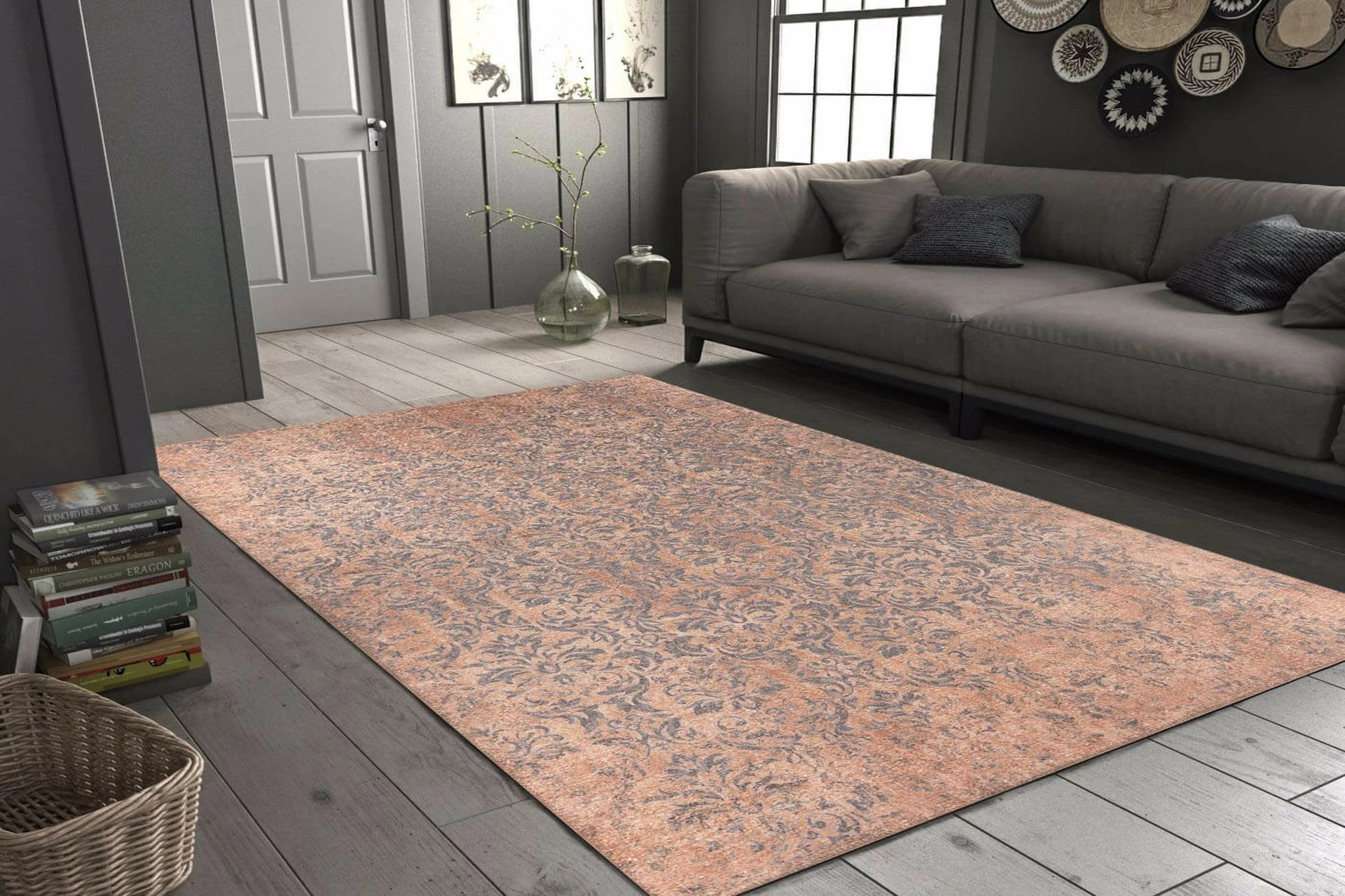 Qilim Conceptum Hypnose, Blues Chenille, kafe, 210x310cm