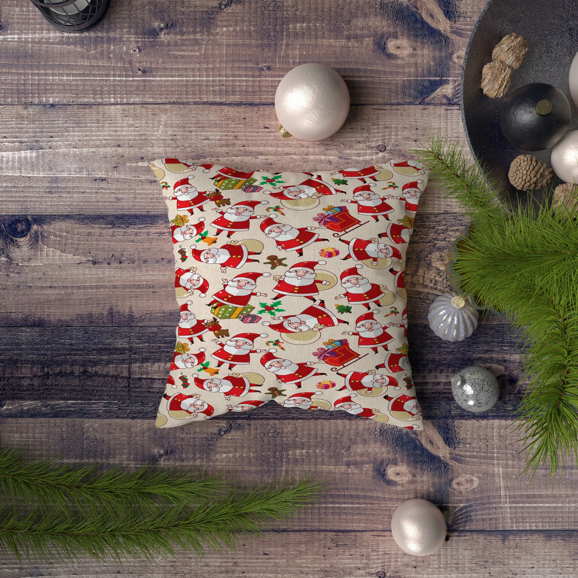 Jastëk dekorativ Aberto Design, NYXMAS135, shumëngjyrësh, 43x43cm