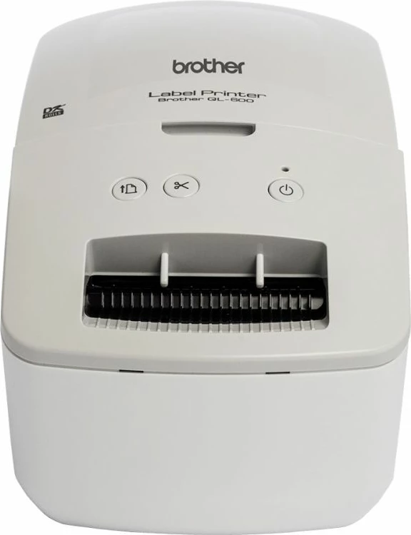 printer etiketa Brother QL-600G, gri/bardhë