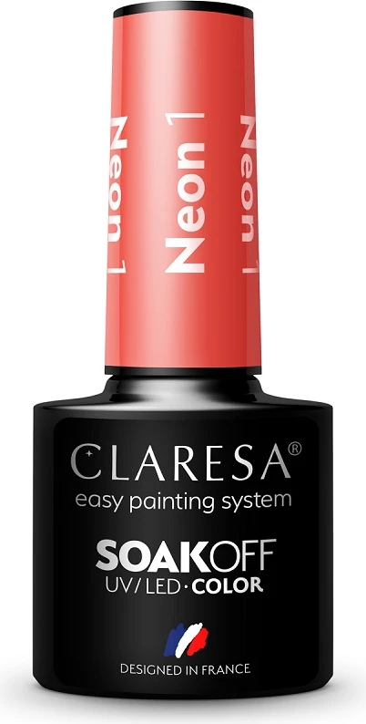 Llak për thonj hibrid Claresa Neon, 5g