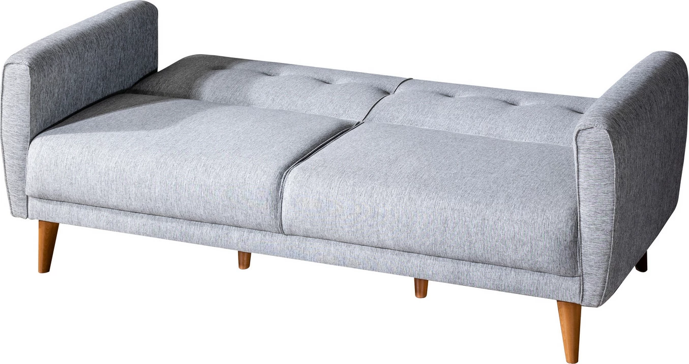 Divan-krevat treshe, Atelier del Sofa, Aria, ngjyrë gri