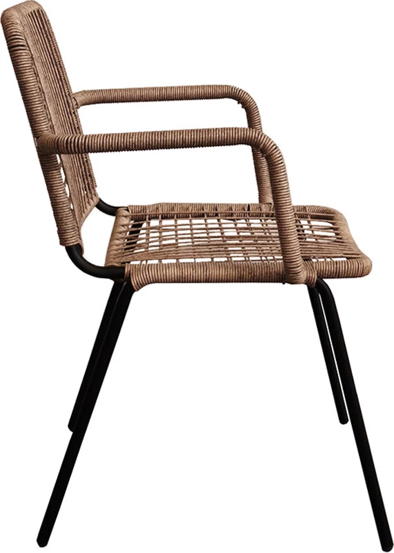 Karrige Boavista, natyrale e errët, 56x60x81cm