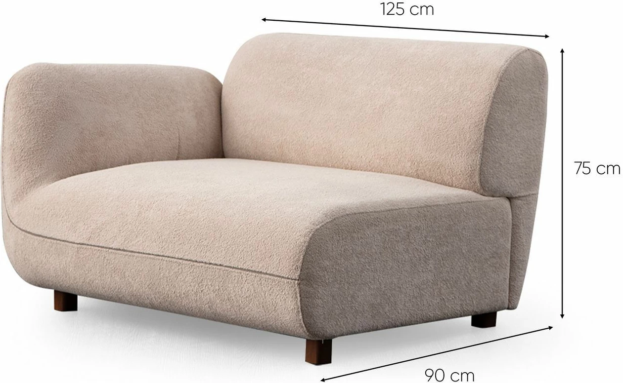 Këndore Pavia, krem, Atelier del Sofa, 335x240cm