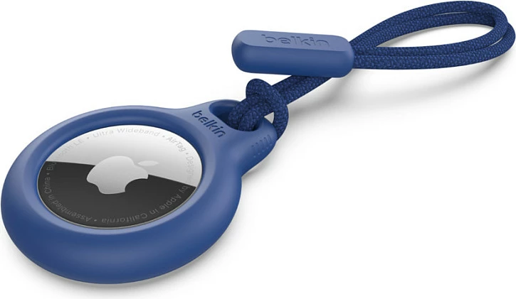 Mbështjellës Belkin F8W974btBLU, AirTag, Blu, Rezistent ndaj gërvishtjeve