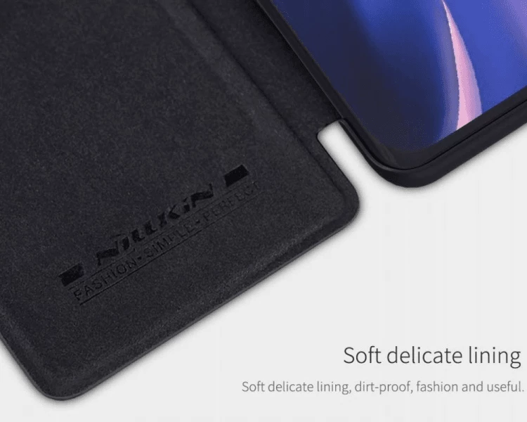 Mbështjellës me kapak NILLKIN QIN për Samsung Galaxy A14, i zi