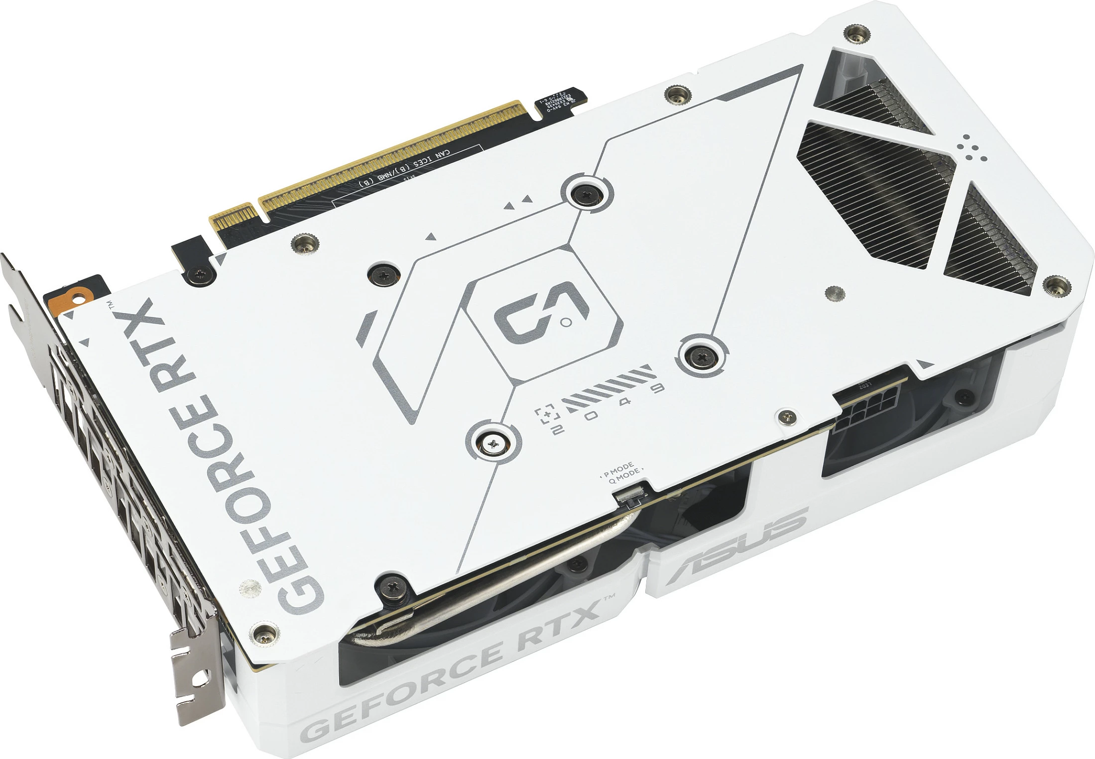 Kartelë grafike ASUS RTX 5060TI 16GB GDDR7 e bardhë