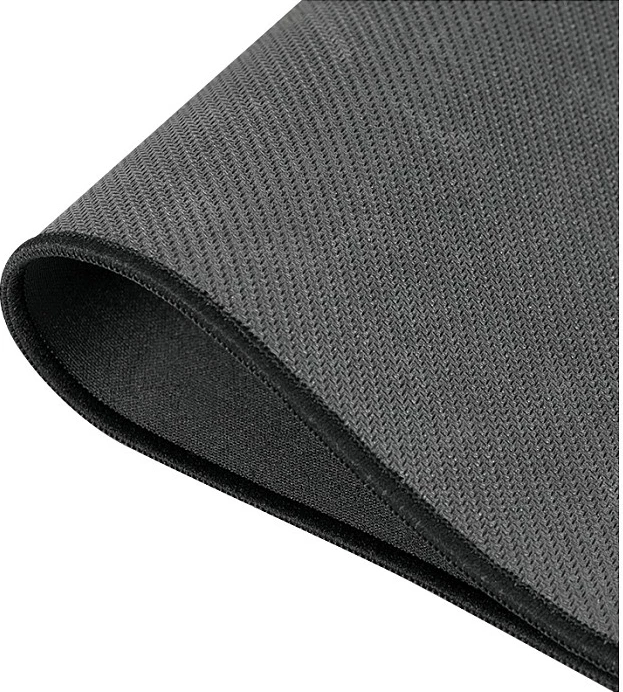 Mauspad LogiLink Gr.L 320x270mm, bazë anti-rrëshqitëse, skaje të qepura, i zi